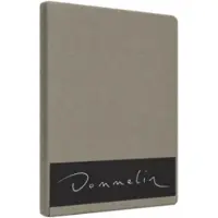 Dommelin Topper Spannbettlaken 5-9 cm Taupe (Flanell)-210 x 210 cm