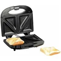 Rosenstein & Söhne Antihaft-beschichteter Sandwich-Toaster für 4 Portionen, 750 Watt
