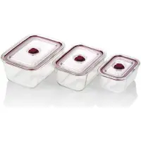 Jata Hrec4204 Airtight Container 3 Units Durchsichtig