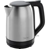 Tefal Subito KO5S0DE0, 1,7 l, 2400 W, Schwarz, Edelstahl, Edelstahl, Regelbare Temperatur, Wasserstandsanzeige
