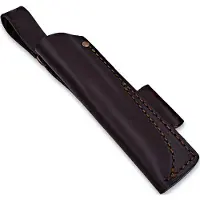 Brisa Trapper 115 Scheide, bushcraft w/ firesteel holder, left