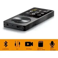 Denver MP3 / MP4 Player - Inkl. Ohrhörer - Bluetooth - USB - bis zu 128GB - Sprachaufzeichnung - Schwarz