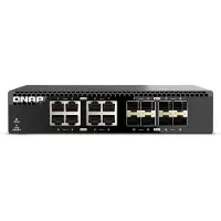 Qnap QSW-3216R-8S8T, Unmanaged, L2, 10G Ethernet (100/1000/10000), Rack-Einbau