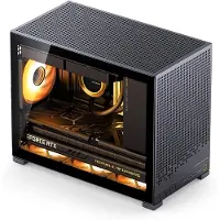 Jonsbo D32 PRO, Midi Tower, PC, Schwarz, Mini-ITX, micro ATX, Stahl, Gaming