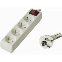 PremiumCord power strip standard 4 sockets 7m white (pp4k07)