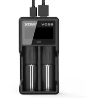 XTAR charger Charger for cylindrical batteries Li-ion/Ni-MH/Ni-CD 18650 Xtar VC2S