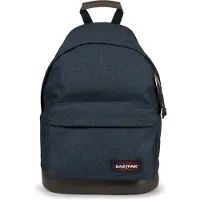 Eastpak Rucksack Backpack Schulrucksack mit Lederboden »Wyoming« Triple Denim Blau