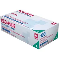 Superdry AMPri Eco-Plus Latex Untersuchungshandschuhe puderfrei 100 Stück L St Handschuhe