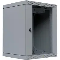 PROCABLE EFB 19inch 48.26cm wall-mounted housing X-Rack with glass door 400-600mm 15U gray RAL7035
