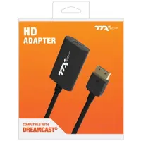 Retro-Bit HD-Adapter für SEGA Dreamcast-Konsolen mit VGA-Ausgang bis zu 480p/i und geringer Latenz