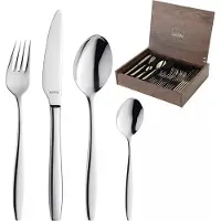 Amefa Florence 181000MDF3C91, 24-teiliges Besteckset in einer Holzbox