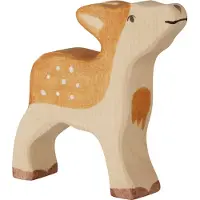 Holztiger Kitz aus Holz
