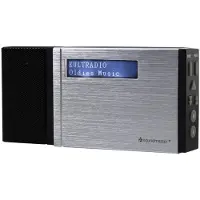 Soundmaster DAB400, Tragbar, Digital, DAB+, FM, Automatisches Tuning, 3,5 mm, Schwarz, Silber