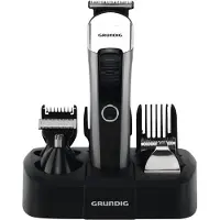 Grundig GMS3240, Schwarz, Silber, Bart, Ohr, Nase, LED, Akku, 50 min, Integrierte Batterie