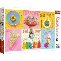 Trefl Puzzle 1000 Teile Sweet Week Neon Color Line