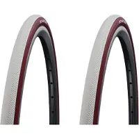 Schwalbe 2x Dunk King 25-622 weiß / bordeaux Tube Type Faltreifen 700x25C