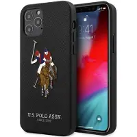 U.S. POLO ASSN. US Polo USHCP12LPUGFLBK iPhone 12 Pro Max 6.7 juoda