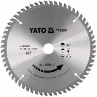 YATO Kreissäge für Aluminium 180x52x20mm YT-60907
