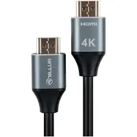 Tellur High Speed HDMI 2.0 cable, 4K 18Gbps plug-plug Ethernet gold-plated 1.5m black