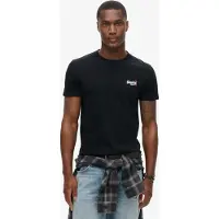 Superdry Rundhalsshirt "ESSENTIAL CONTRAST EMB TEE" Slim Fit, aus Baumwolle und Single Jersey, mit Print, pflegeleicht