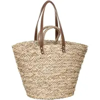 5 Five Fünf „Simply Smart“-Körbe aus Korbgeflecht mit Henkeln – 53 x 20 x 32,5 cm – Beige – Polyurethan