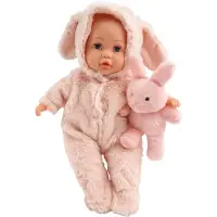 Happy Friend Luna Puppe 35 cm mit Kaninchenkostüm