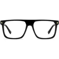 Dsquared2 D20182 Herren-Brille inkl. Gläser Vollrand Eckig Acetat-Gestell 55/16/145, schwarz