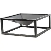 Gardener geometrische Feuerschale modernes Design | 70x70cm x H 30cm