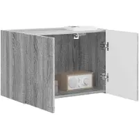 vidaXL TV-Wandschrank Graues Sonoma 59,5 x 31 x 40 cm Holzwerkstoff