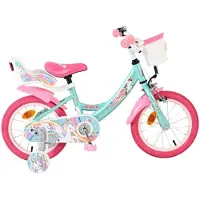 Volare Unicorn Kinderfahrrad 14 Zoll, Grün