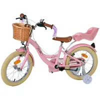 Volare Blossom Children's Bicycle - Mädchen - 16 Zoll - Pink - Zwei Handbremsen (31641)