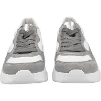 Gabor Sneaker 3.451, Rauleder, Grau, Damen