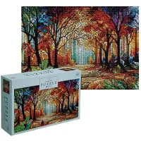 Interdruk Puzzle Buntglas 1: Wald aus 2000 Puppen