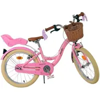 Volare Blossom Kinderfahrrad - Mädchen - 18 Zoll - Rosa - Zwei Handbremsen