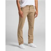 Lee Xm Straight Fit Stretch-Hose mit leicht verjüngtem Bein, Stone, Größe 34