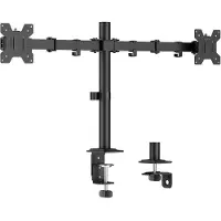 Logilink Doppel-Monitorhalterung Armlänge: 376 mm schwarz