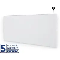 Adax Neo varmepanel med Wifi, 2000W, 230V, hvid, H: 327 mm, L: 1433 mm
