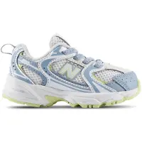 New Balance Unisex für Kinder. I530V1_KL Sneaker aus Leder 530 Bungee Lace Blau (24), Wohnung, Schnürsenkel, Lässig, Sportlich, Kinderbeklei