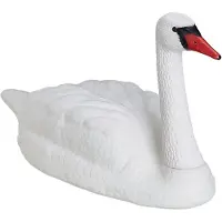 Relaxdays Gartendeko Schwan