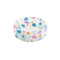 Intex - Little Sea Pals 3-Ring Baby Pool, 61x22 cm (57106)