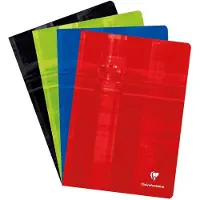Clairefontaine Notizbuch 40 Blatt, A4, liniert, mit Rand, assortiert