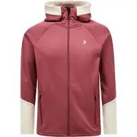 Peak Performance Sweatjacke Rider Essentials Midlayer Zip Hood Herren Wild Rouge / Sand Fog-M