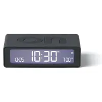 Lexon LR158G3 Digitalwecker Flip Mini Dunkelgrau