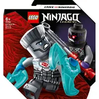 LEGO 71731 NINJAGO Battle Set: Zane vs. Nindroid Roboter Krieger mit Actionkreisel