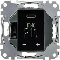 Merten GMBH Programmierbarer Uni MEG5776-0000 Temperaturregler-EinsatzTouch-Display