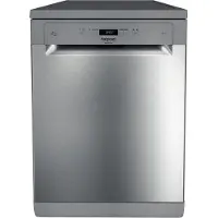 Ariston Hotpoint HFC 3C41 CW X, Freistehend, Standardgröße (60 cm), Edelstahl, Edelstahl, 3 Ziffern, 1,3 m