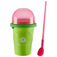 Bandai Chillfactor CO07952 Fresalicioso: Slush-Maschine mit wiederverwendbarem Becher und Strohhalm,