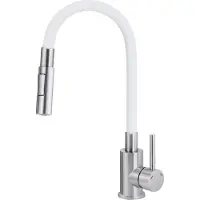 Deante Kitchen faucet with bent spout - 2 types of spray