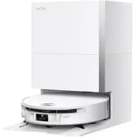 MOVA S70 Pro Roller Saugroboter mit All-in-One-Ladestation – Weiß