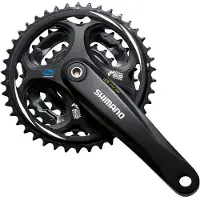 Shimano Altus M311 Kurbelgarnitur Schwarz 170 mm / 48/38/28t Schwarz 170 mm